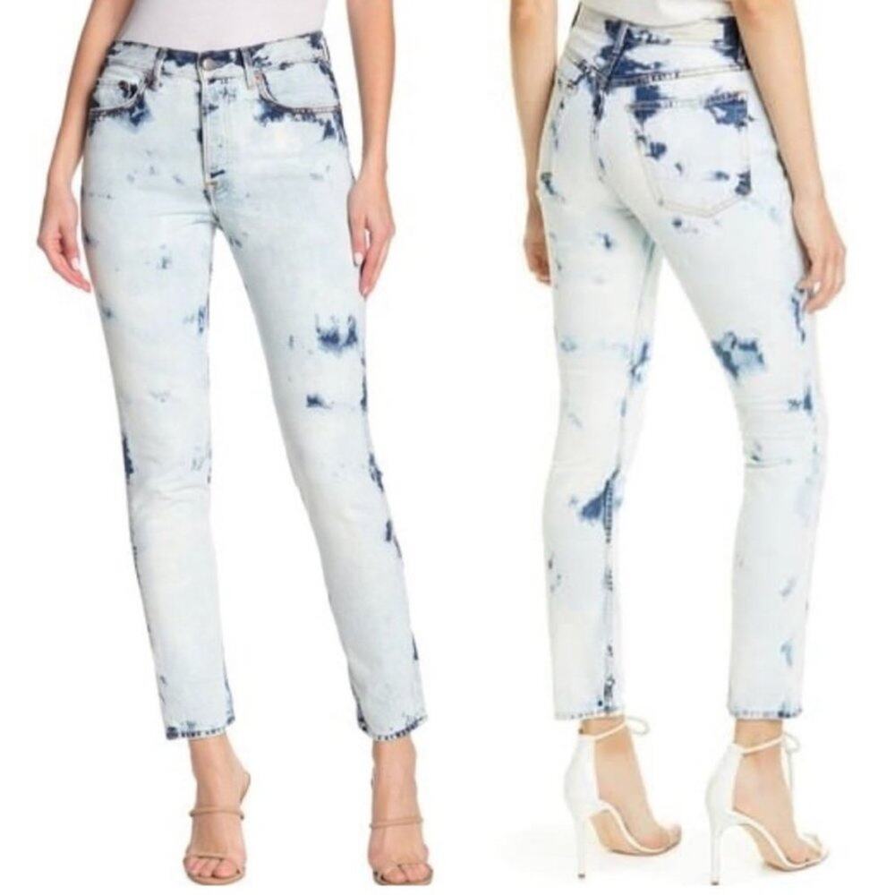 NEW GRLFRND Karolina High Rise Skinny Sunbleach